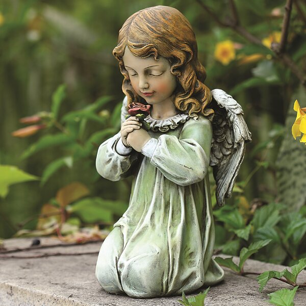 Joseph's Studio Kneeling Angel Statue & Reviews | Wayfair